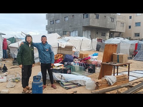 وأخيرا حنرتاح من عيشة الخيم ونعيش في بيت جديد 💪🥰