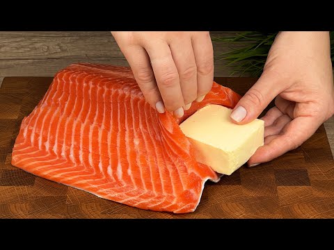 Der Koch hat mir diesen Lachstrick gezeigt – er zergeht auf der Zunge! Ich mache ihn jeden Tag!