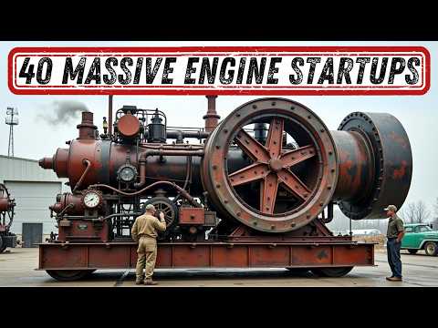 40 RARE OLD ENGINE STARTUP SOUNDS That Will SHOCK Your Ears!