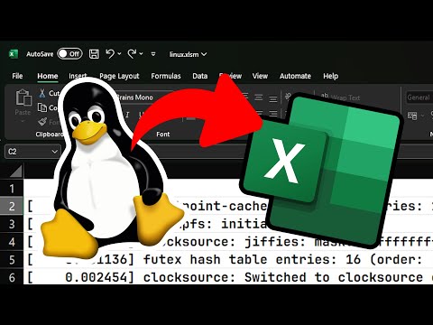 Running Linux in Microsoft Excel