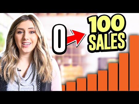 How to Get your FIRST 100 Sales on Etsy(without paid ads)