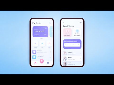 wallet app UI👨🏽‍💻flutter tutorial from scratch ♡