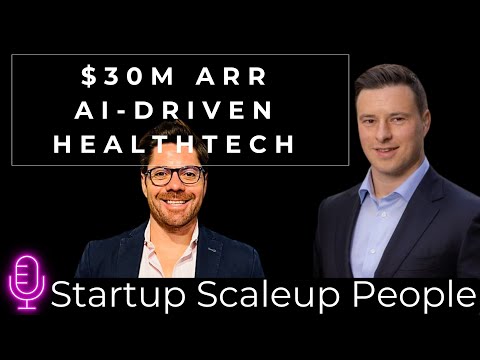 $30M ARR in AI Healthtech, CEO Tells All | Jonathan Larbey, T-Pro | Startup Scaleup People
