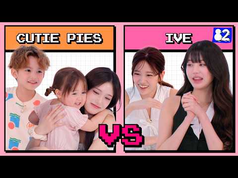 (CC) K-pop queens vs. the cutest dance instructors ever 👑👶🏻 | COPY&PASTE | IVE