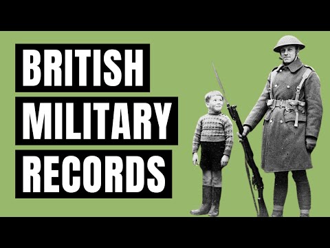 How & Where to FIND British Military Records