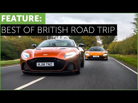 New Aston Martin DBS Superleggera vs Mclaren 720S - Best of British Road Trip
