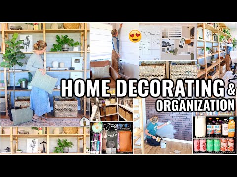 HOME DECORATING & ORGANIZATION IDEAS!!😍 ORGANIZE WITH ME | DECLUTTERING AND ORGANIZING MOTIVATION
