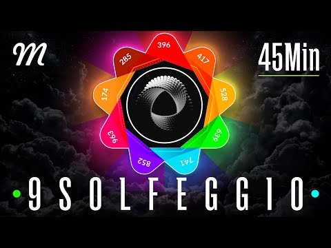 All 9 Solfeggio Frequencies in 45 Minute | Complete Restoration of Body & Mind | Black Screen