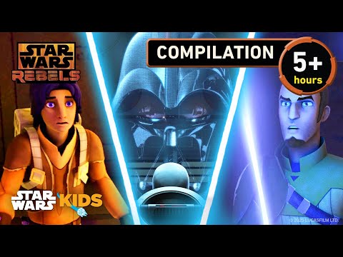 Star Wars Rebels MEGA Compilation ⚔️🌟 All 15 Full Episodes Of Season 1 | @StarWarsKids