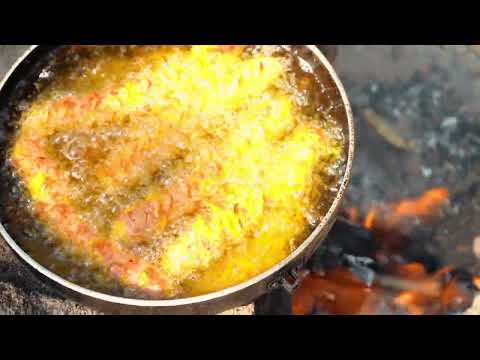 How to cook hot dogs while camping, campfire, hotdogs 🏕️