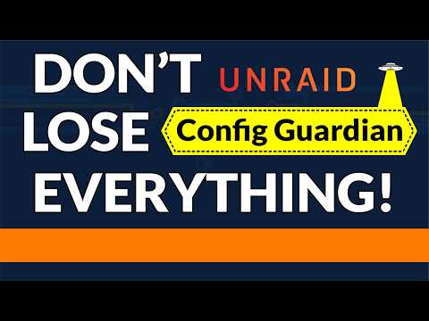 Protect Your Unraid Setup from Disaster 🔥 | Docker Auto-Backup with Config Guardian