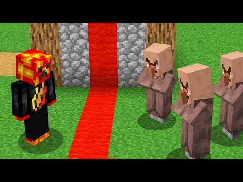 Minecraft Villagers SPLIT The Village in HALF!