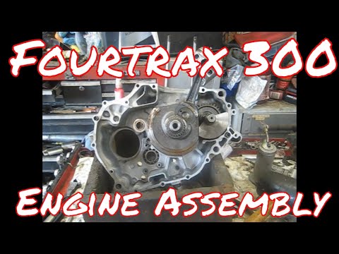 Honda fourtrax 300 engine assembly