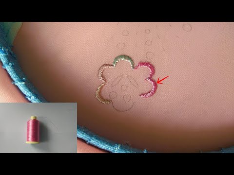 Make no mistake! The color of the thread determines the result of the embroidery.