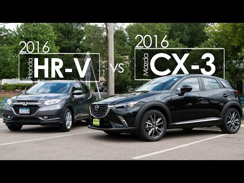 Mazda CX-3 vs. Honda HR-V | 2016 Model Comparison | Driving Review