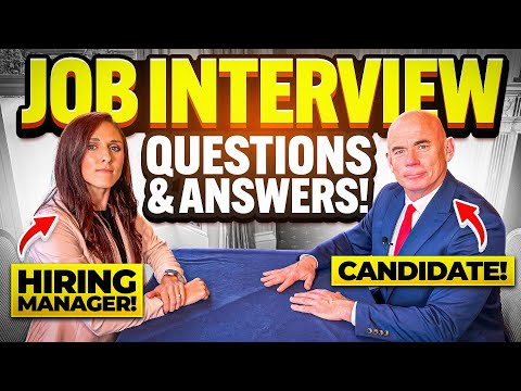 TOP 21 INTERVIEW QUESTIONS & ANSWERS! (How to PASS a JOB INTERVIEW!) Interview Tips!