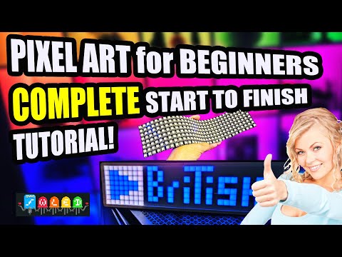 How To Create Pixel Art on any LED Matrix with WLED, No Coding Needed