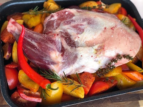 НЕЖНАЯ,СОЧНАЯ БАРАНИНА В ДУХОВКЕ!