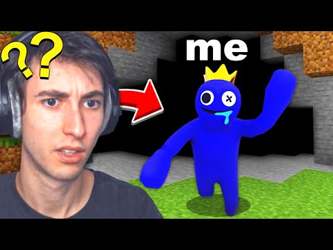 Fooling My Friend with RAINBOW FRIENDS in Minecraft...