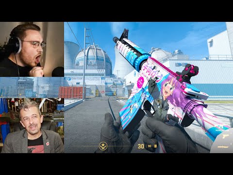 ohnepixel reacts to weapon expert cringing at CS2 guns