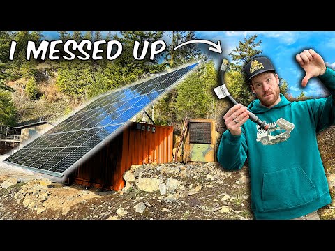 Upgrading Our DIY OFF-GRID Power System (immediately broken)