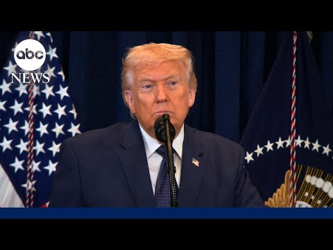 Trump speaks on war with Iran at press conference