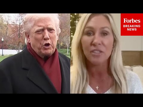 BREAKING NEWS: Trump Speaks To Reporters After Marjorie Taylor Greene Announces Her Resignation