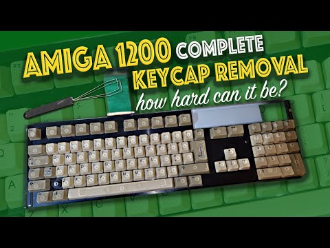 Amiga 1200 Keycaps - Complete Removal and Inspection.