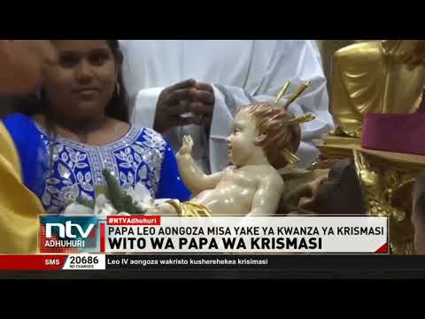 Papa Leo XIV ashinikiza umuhimu wa kudumisha amani duniani huku akiongoza ibada ya Krismasi Vatican