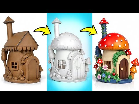 🎨✨ Magical Clay & Cardboard Crafts! 🏠🚗🦕 DIY Fun You Can Make!