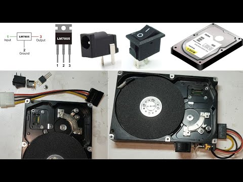 HOW TO MAKE | POWER SUPPLY FOR HDD | HARD DRIVE SANDER | HARD DRIVER GRINDER | Technical Institute |