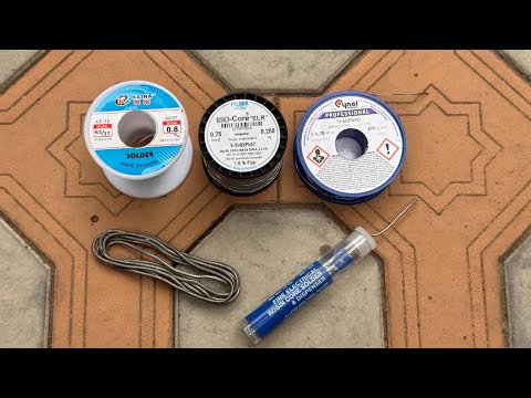 Сравнение НАРОДНЫХ припоев Kaina, Felder, Cynel, Alpha, ПОС.