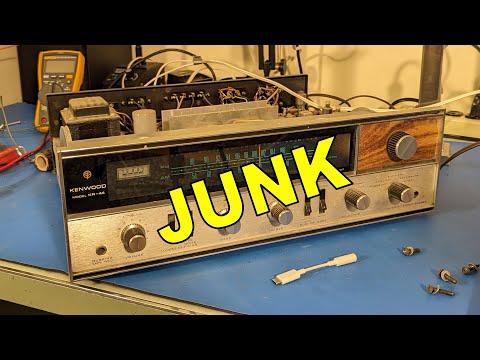 I almost GAVE UP on fixing this cheap Kenwood...