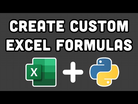 Create Custom Excel Formulas Using Python