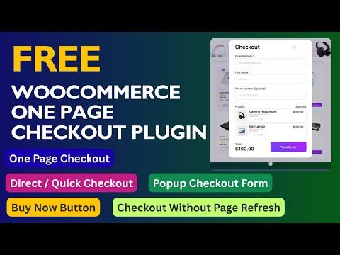 Free WooCommerce One Page Checkout Plugin | Direct Checkout | Buy Now Buttons