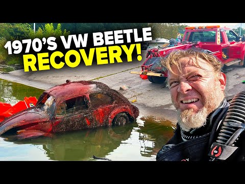 1970's Volkswagen Beetle Found After 50 Years Underwater!