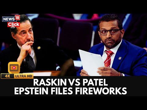 Explosive Hearing: Jamie Raskin GRILLS Kash Patel on Epstein Files & Trump Allegations | N18G