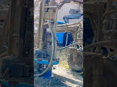drilling a well - water? 💦 #drill #drilling #water #machine #welldrilling #craft #crafts