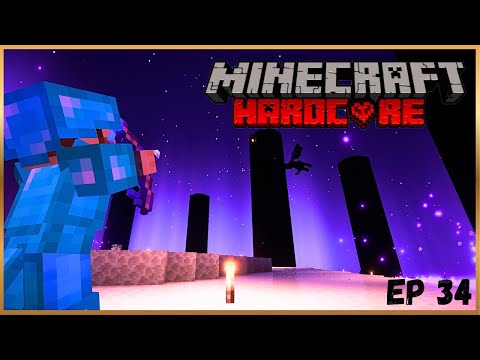 HARDCORE Minecraft - Let's Play - Ep. 34 - Dragon Fight!