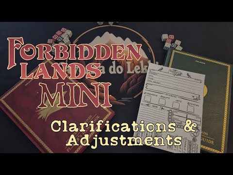 Forbidden Lands Mini - Clarifications & Adjustments