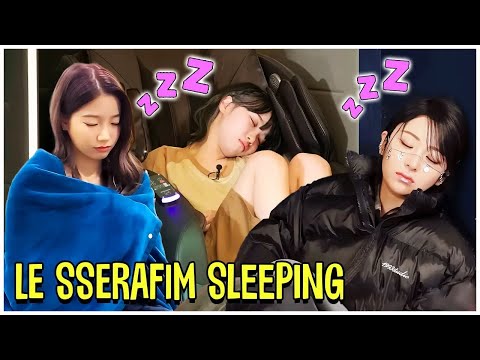 LE SSERAFIM Cute Sleeping Moments