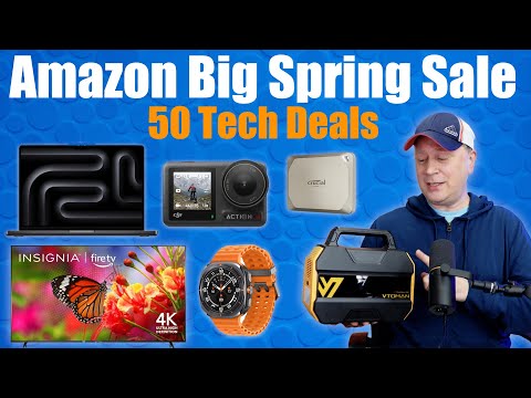 50 Amazon Big Spring Sales on Tech, Computers, SSDs, TVs, Headphones, Cameras, Apple and More Deals