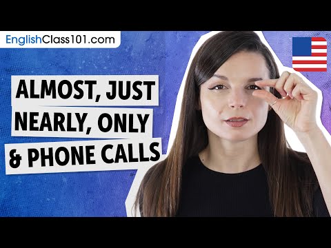 Learn English with Alisha (Past Livestreams) - Almost, Just, Nearly, Only, Phone Calls
