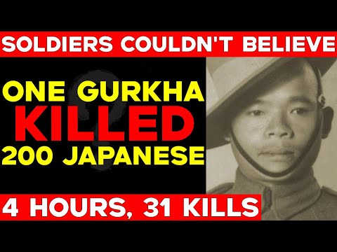Japanese Soldiers Couldn't Believe One 'Unarmed' Gurkha Killed 200 of Them — With One Hand