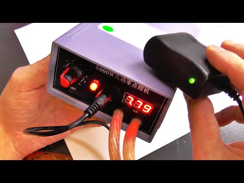 Правильная зарядка литиевого аккумулятора для точечной сварки, установка Type C и платы балансира.