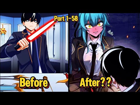 {1-58} He Gets Isekied Into A Game & He Awakens A S-Rank Ability With Sashimi Knife | Manhwa Recap |