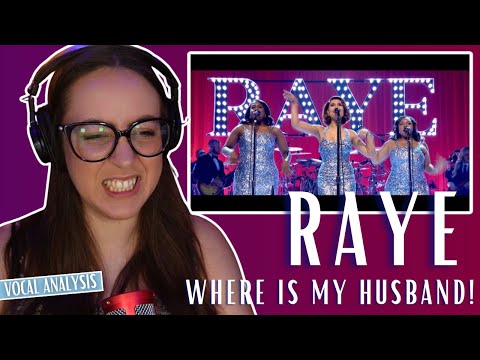 RAYE (live) Where Is My Husband! (Reaction & Analysis) | Jennifer Glatzhofer
