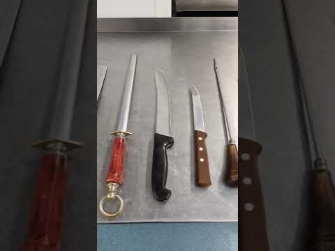 Essential butchery tools.