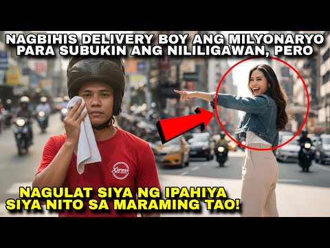 MILYONARYO NAGBIHIS DELIVERY BOY PARA SUBUKIN ANG NILILIGAWAN, IPINAHIYA LANG SIYA NITO SA MGA TAO!