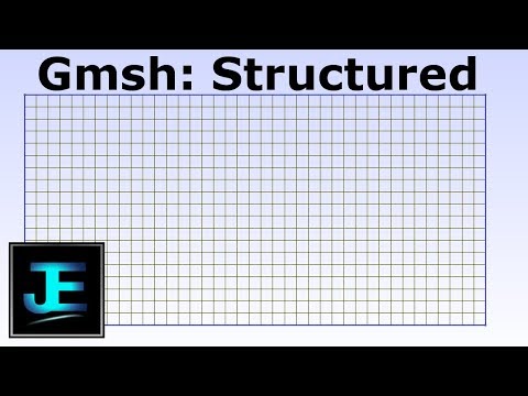 GMSH: Structured (Transfinite) Rectangular Mesh (4 Pt)